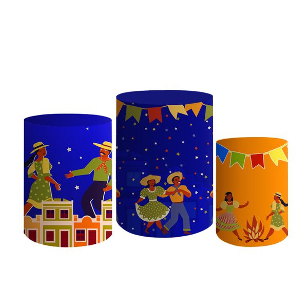 Trio De Cilindros Para Festa Junina 6