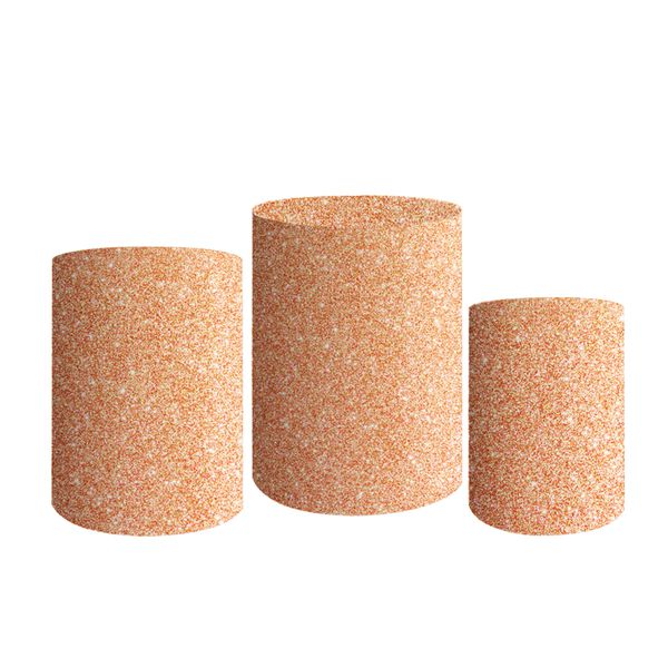 Trio De Cilindros Para Festa Glitter Brilho
