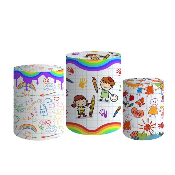 Trio De Cilindros Para Festa Feliz Dia Das Crianças 2