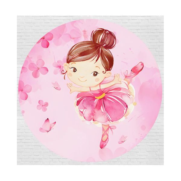 Capa Painel Sublimado - Bailarina Aquarela