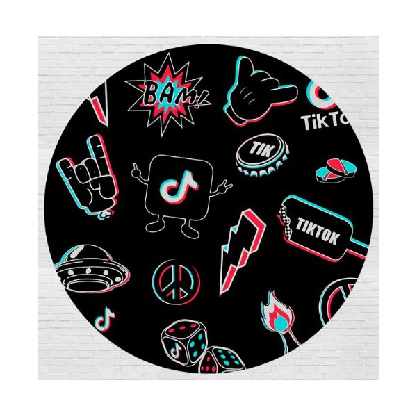 Capa Painel Sublimado - TikTok