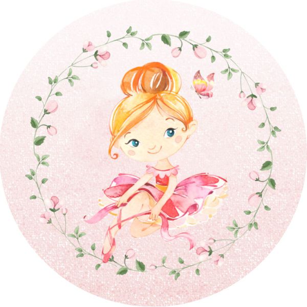 Capa Painel Sublimado - Bailarina Aquarela