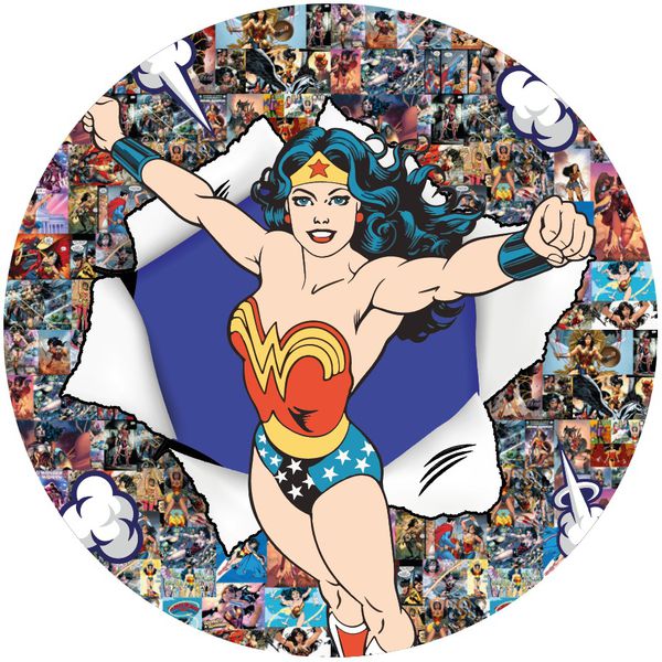 Capa Painel Sublimado - Mulher Maravilha