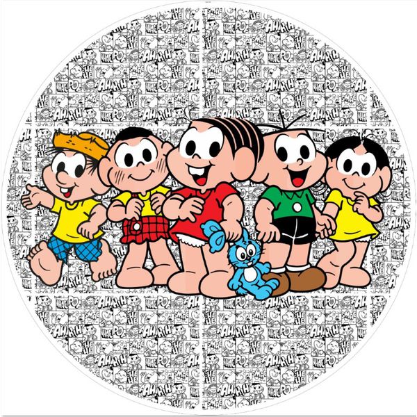 Capa Painel Sublimado - Turma da Mônica