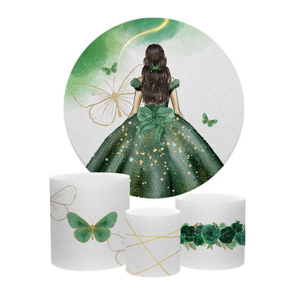 Kit Capa Painel Sublimado + 3 Capas De Cilindro - 15 Anos