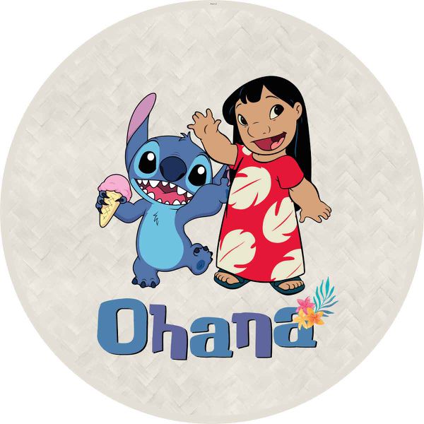 Capa Painel Sublimado - Lilo e Stitch