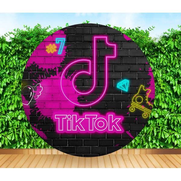 Capa Painel Sublimado - TikTok