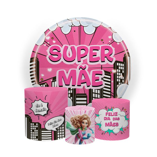 Kit Capa Painel Sublimado + 3 Capas De Cilindro - Dia das Mães 7
