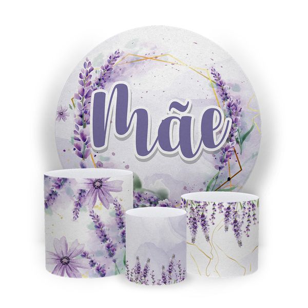 Kit Capa Painel Sublimado + 3 Capas De Cilindro - Dia das Mães 5