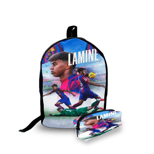Mini Mochila Urbana + Estojo - Jogadores Futebol - Lançamento 3