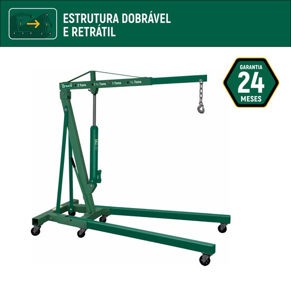 Guincho Hidráulico Dobrável 2T SATA - SCAE5843-LA