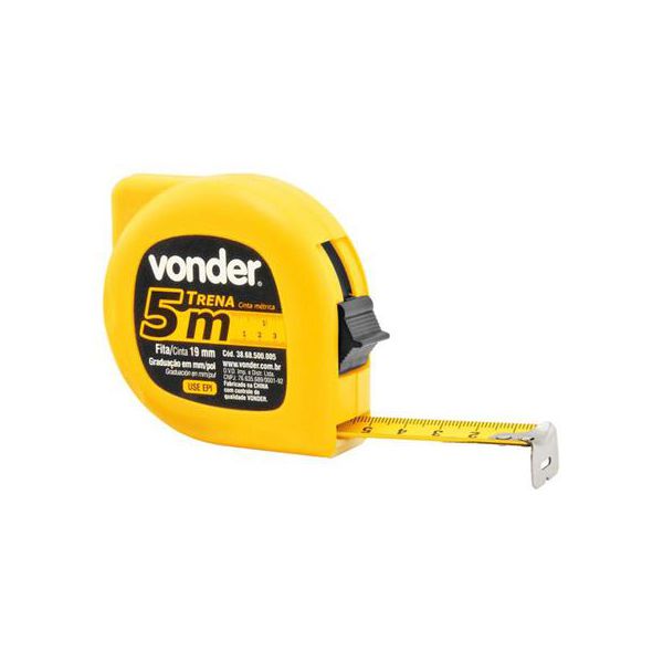 Trena De Aço 5 m x 19 Mm Da Vonder