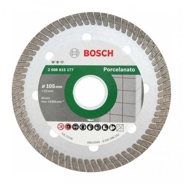 Disco Diamantado 105mm Fino Turbo Expert Da Bosch