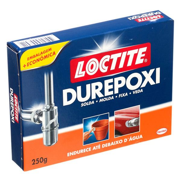 Cola Massa Durepox De 250 Gramas Da Loctite