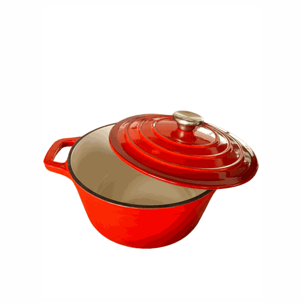 Panela de Ferro Fundido Esmaltada 24 cm 