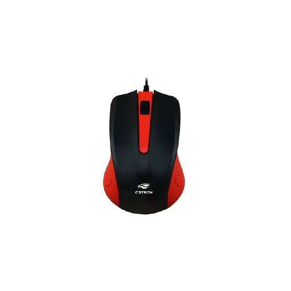 Mouse Optico USB Vermelho Ref.MS-20RD C3Tech