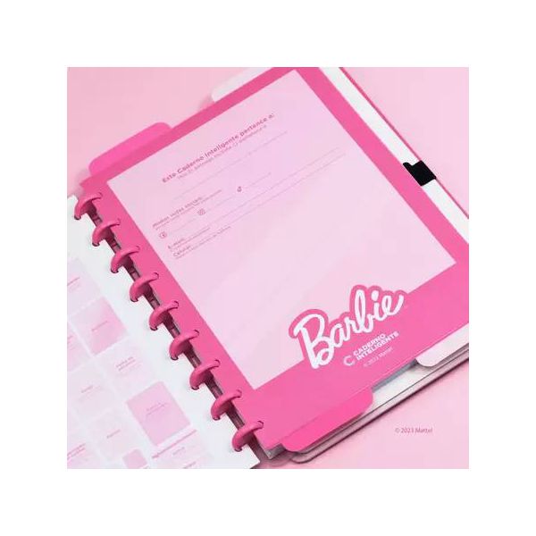 Caderno Inteligente Grande- Barbie Pink - 80Fls