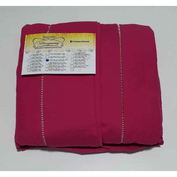 Lençol Malha Super King Liso Pink com 2 fronhas 