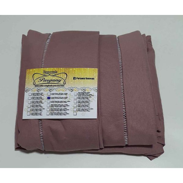 Lençol Malha Queen Liso Rosê