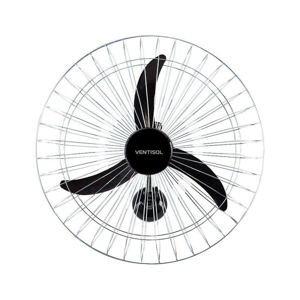 Ventilador oscilante parede 60cm premium bivolt - cromado 