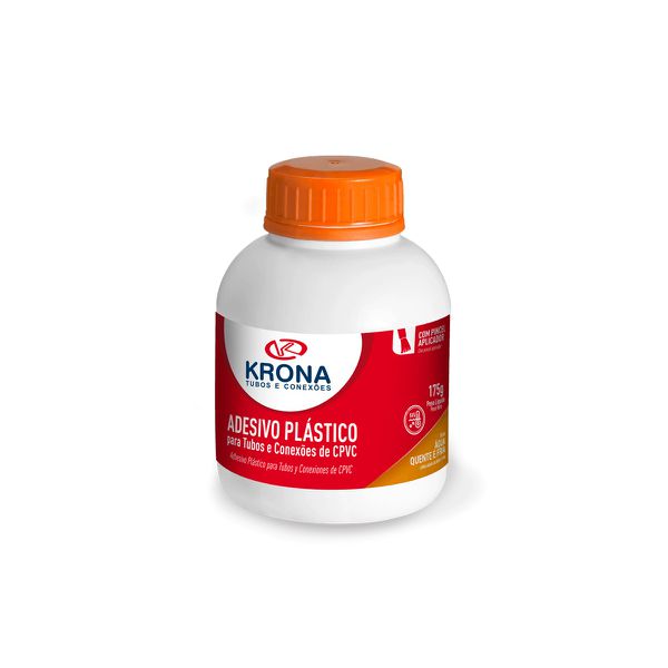 ADESIVO COLA PARA TUBO ULTRATERM FRASCO 175G KRONA