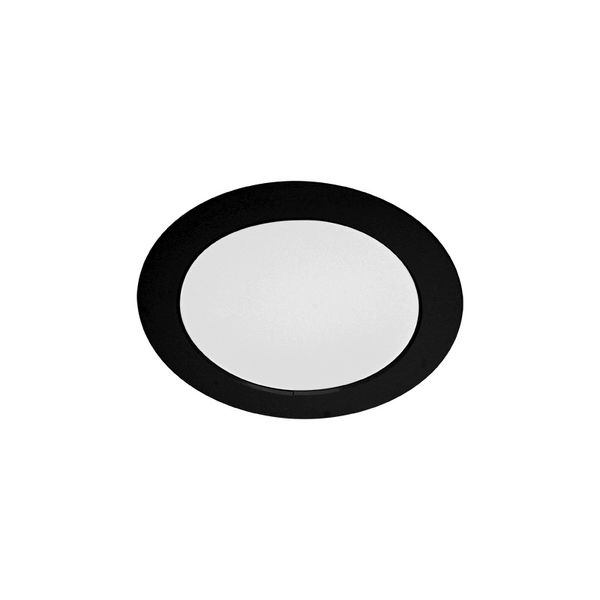 PAINEL LED EMBUTIR PRETO REDONDO LYS 18W 6500K
