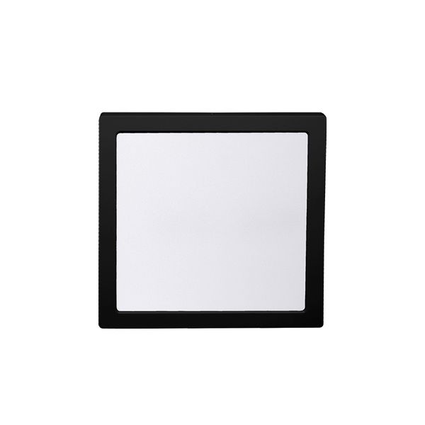 PAINEL LED SOBREPOR PRETO QUADRADO LYS 24W 6500K