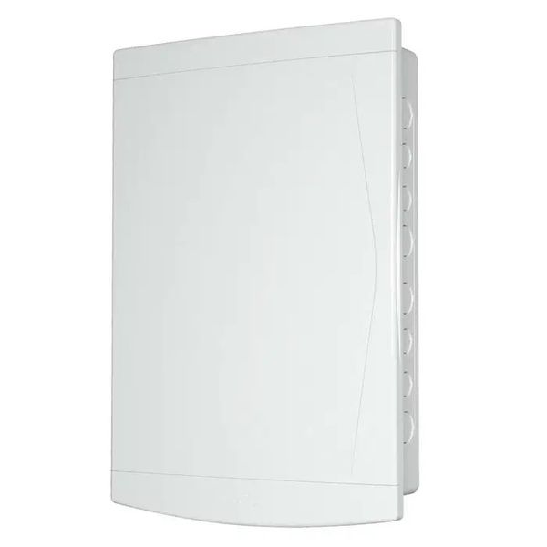 Quadro Distribuição Embutir 27/36 c/Barramento disjuntores Branca Tigre