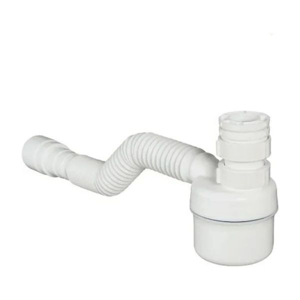 SIFÃO C/ COPO UNIVERSAL AJUSTAVEL FLEXIVEL BRANCO TIGRE 