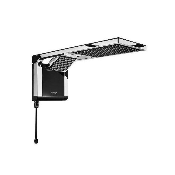Chuveiro acqua duo ultra 220v x 7800w preto cromado lorenzetti