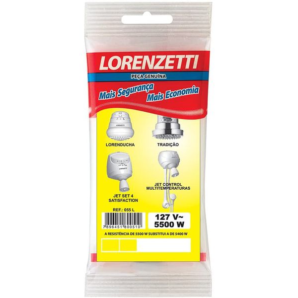 RESISTENCIA TRADICAO 127V X 5500W 055 - Lorenzetti