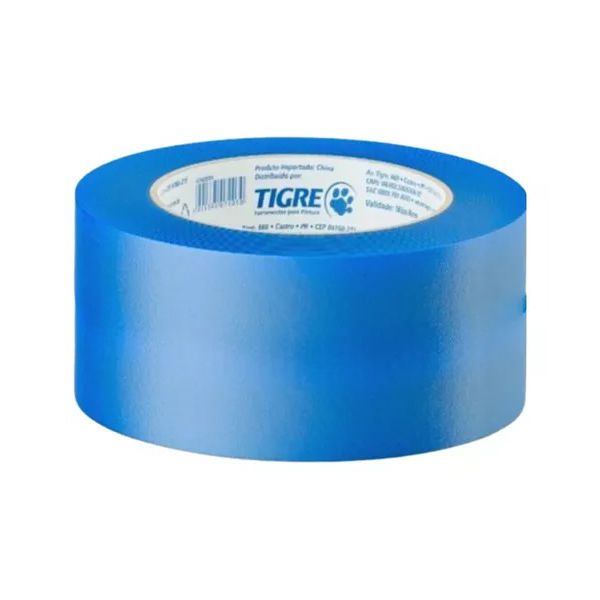 FITA CREPE AZUL TIGRE ANTI UV 48MMX50M