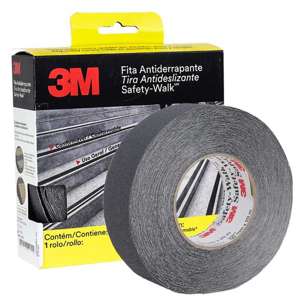 FITA ANTIDERRAPANTE CINZA 50MMX20M ORIGINAL 3M