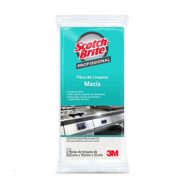 ESPONJA FIBRA LIMPEZA MACIA 110X225 C2 UN ORIGINAL 3M 