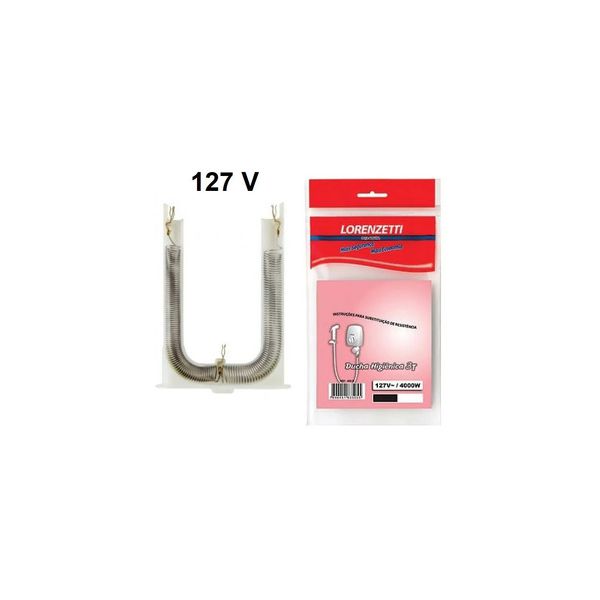 Resistencia ducha higiênica 127v x 4000w 400 d lorenzetti