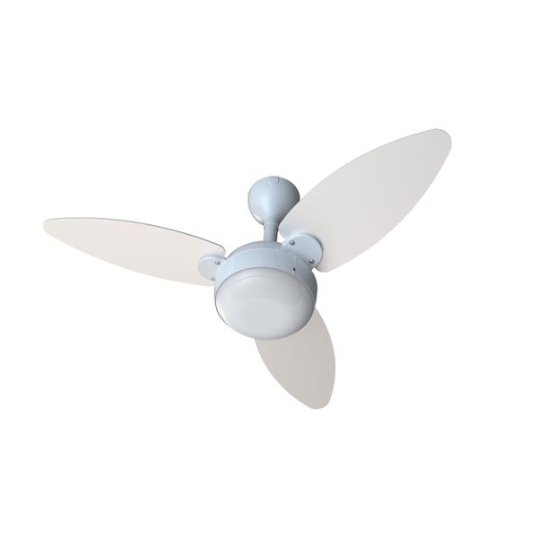 VENTILADOR TETO 3P ELLUZ INVERTER BIVOLT - BRANCO/CINZA