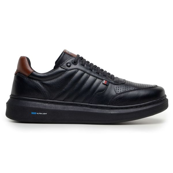 Sapatenis Moderno Detalhado Masculino Em Couro 100... - PARRA BOOTS