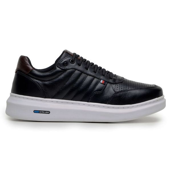 Sapatenis Moderno Detalhado Masculino Em Couro 100... - PARRA BOOTS