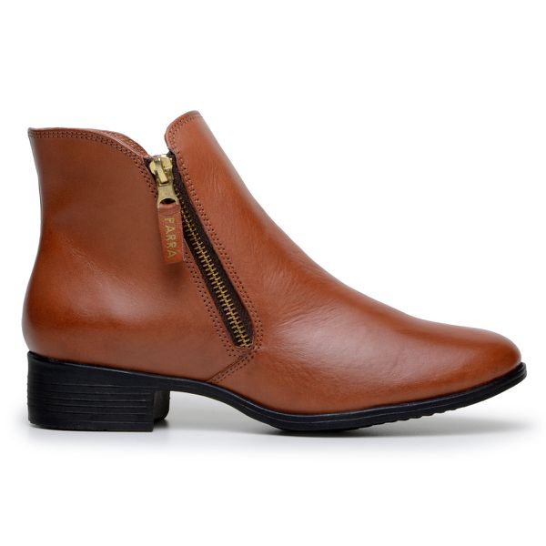 Botinha Feminina Chelsea Com Zíper Lateral Cano Cu... - PARRA BOOTS