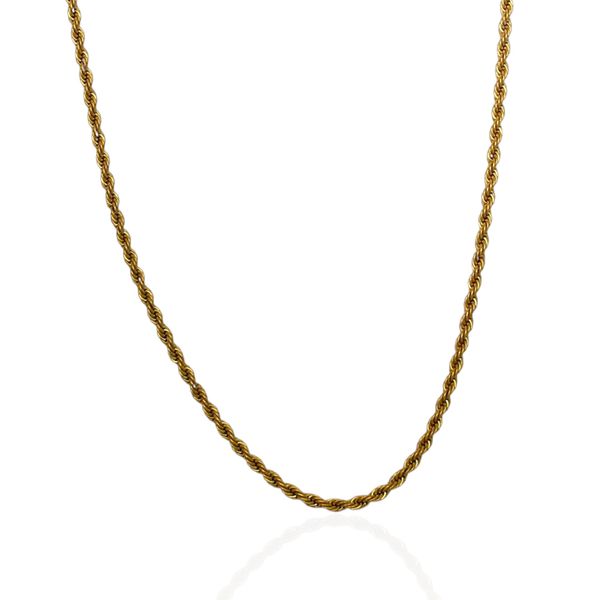 Colar Cordão Baiano 70 cm Aço Inoxidável 