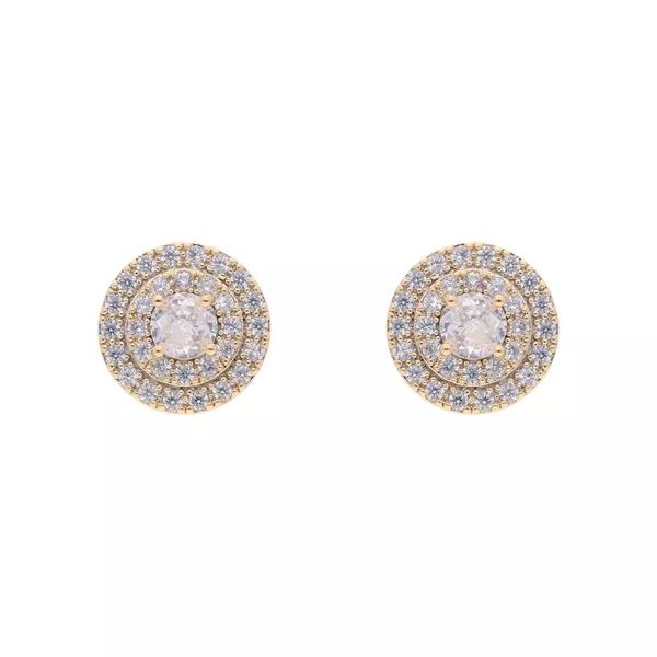 Brinco Pizza Cravejado De Zircônias By Kumbayá Joias