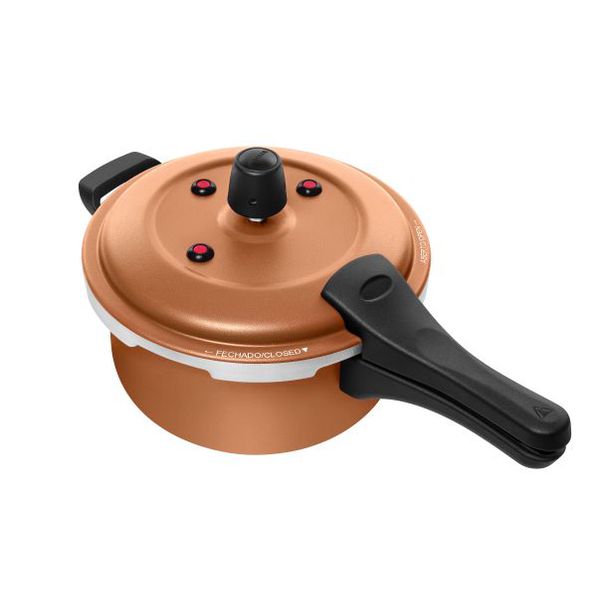 Panela De Pressão Fecho Externo 3,0L Cobre