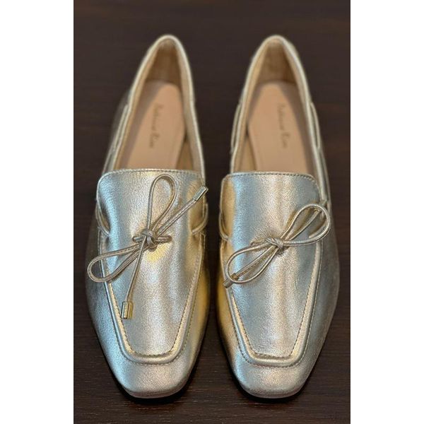 Loafer Cristal Glow Ouro Light