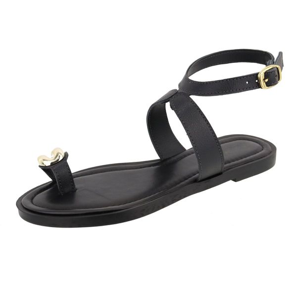 Rasteira Manuela Preta