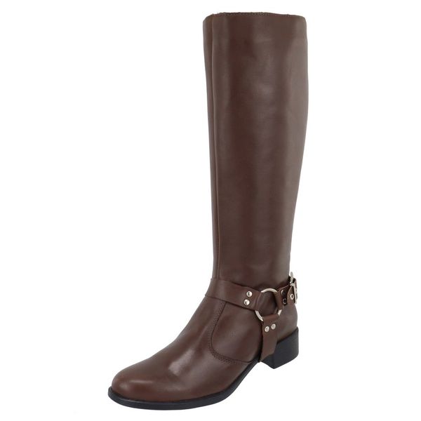 Bota Montaria Couro Legitimo Estribo Chocolate