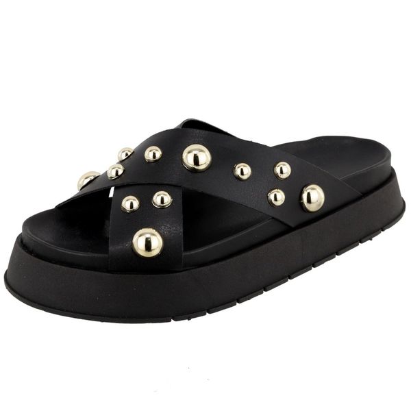 Sandália Flatform Mavie Preta