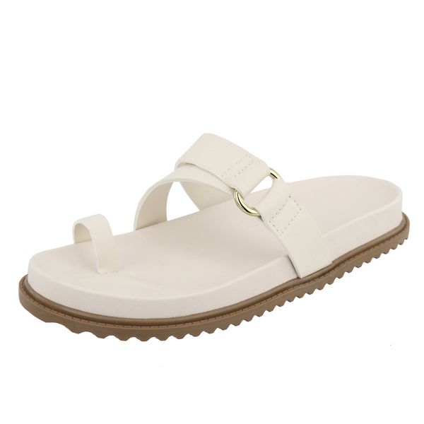 Papete Rasteira Sofia Off White