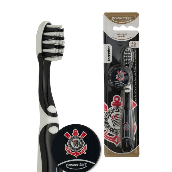 Escova de dente Infantil Powerdent Torcedor Corinthians
