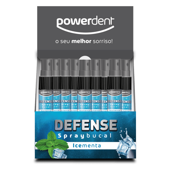 Spray Bucal Powerdent Defense Ice Menta 12und