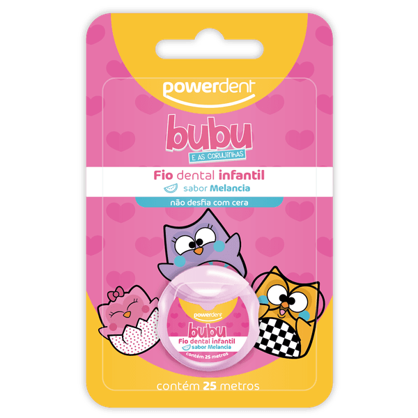 Fio Dental Infantil Powerdent Bubu